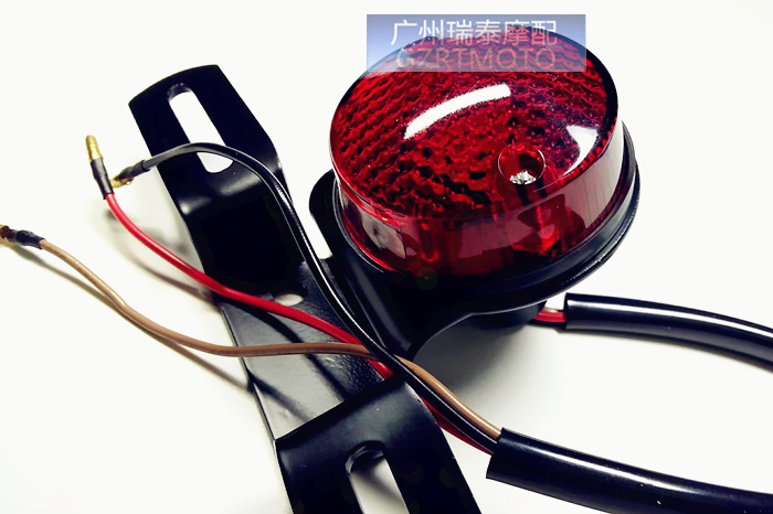 Đèn hậu xe máy Harley hành trình xe Prince Prince sửa đổi đèn hậu kim loại retro đèn phanh tấm giấy phép phanh đèn hậu đèn led bma h4