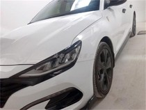 Hyundai Festa light eyebrow modified carbon fiber headlight eyebrow light sticker