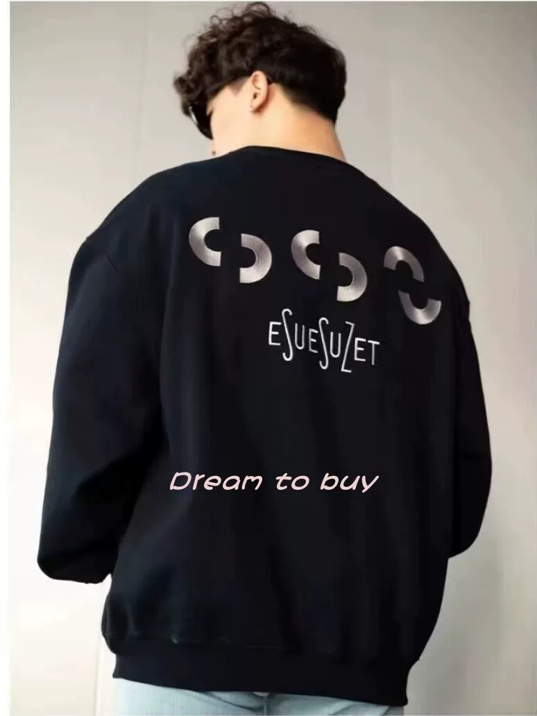 BEAMS SSZ 552 Crew NECK SWEAT вышивка букв мужчин и женщин, свитер с круглым вырезом, базовые рубашки