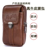 Мобильный телефон, ремень, мужская кожаная универсальная дорожная спортивная рабочая поясная сумка, коллекция 2022