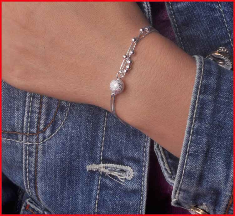 Wenze Centuries Silver Fair S925 Silver Handle Female Transfer Bears Handle Silver Accessories NO 753