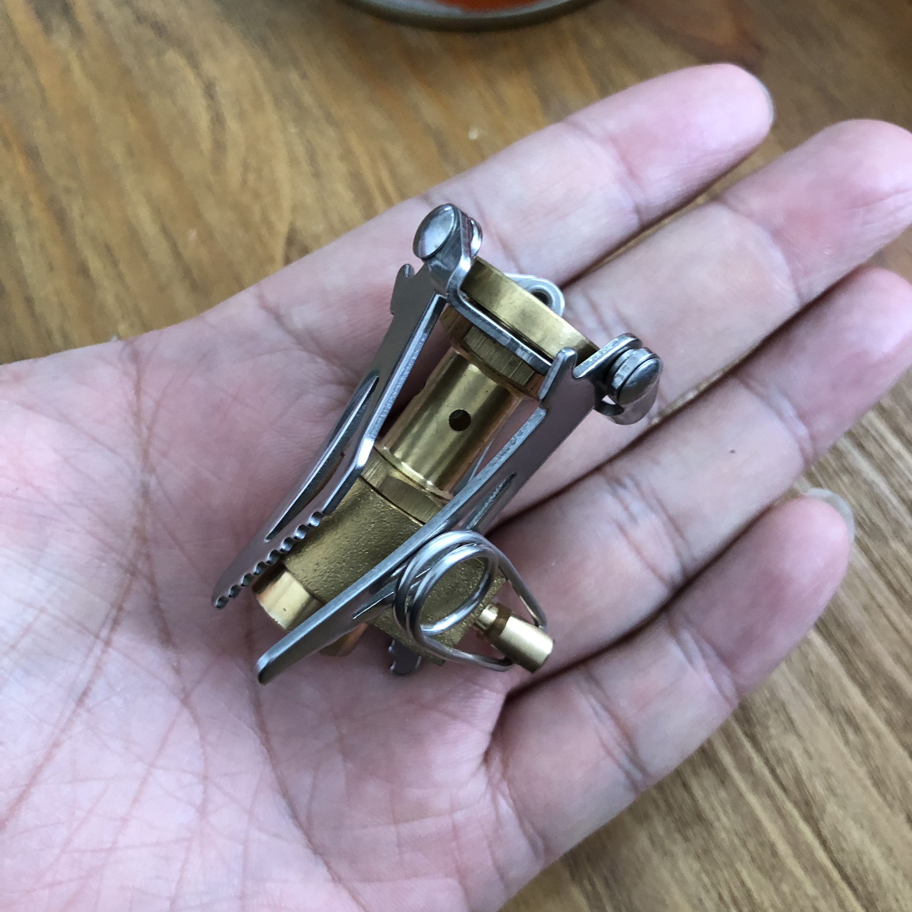 Outdoor camping stove head integrated portable super light alloy gas stove Wildcooking stove firepower big two type powerful furnace