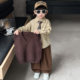 Boys' Spring Outfit Set, College-Style Sweater and Vest, Autumn 2026 New Korean-Style Stylish Shirt Three-Piece Set for Children