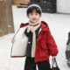Children's velvet jacket boys' winter workwear cotton clothes 2025 new baby boy thickened cotton jacket pie jacket