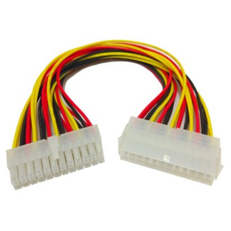 Power Extension Line ATX Power Extension Line 24 Pinhole Motherboard 24PIN Extension Line Male and Female Extension Line Plug