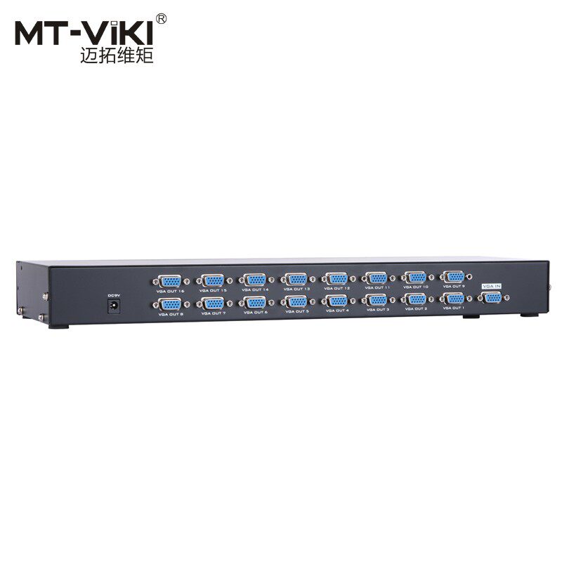 Maxtor MT-35016 VGA distributor 16-port computer VGA synchronous screen splitter 1 in 16 out rack type