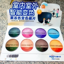 Full-True Optical MAAT Ricoh Chromatic Lens Myopia intelligent light sensation Rapid Discoloration Jelly color aspherical ultra-thin