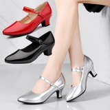 Летняя обувь, серебряные туфли на высоком каблуке, мягкая подошва