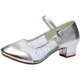 Танцующая обувь, серебряные летние модные туфли, коллекция 2022, мягкая подошва