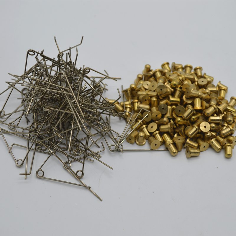 Bead foot copper bean fishing card bean positioning extension accessories fishing chair accessories bean fishing platform legs copper circlip fishing tackle lifting