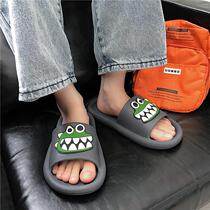 Slipper men summer mens home non-slip outside wear beach trend one word drag ins cute Tide brand couple cool