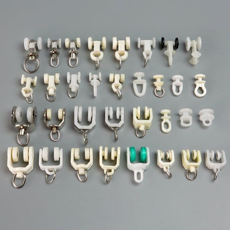 Curtain Track Accessories, Auxiliary Materials, Rollers, Old-Style Straight Track, Curved Track, Guide Rail, Hook, Ring, Slide Rail, Wheel, Pulley, Buckle Ring