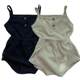 ຊຸດເດັກນ້ອຍຊາຍແລະຜູ້ຍິງ summer sleeveless halter top triangle pant two-piece baby versatile, stylish and comfort two-piece set