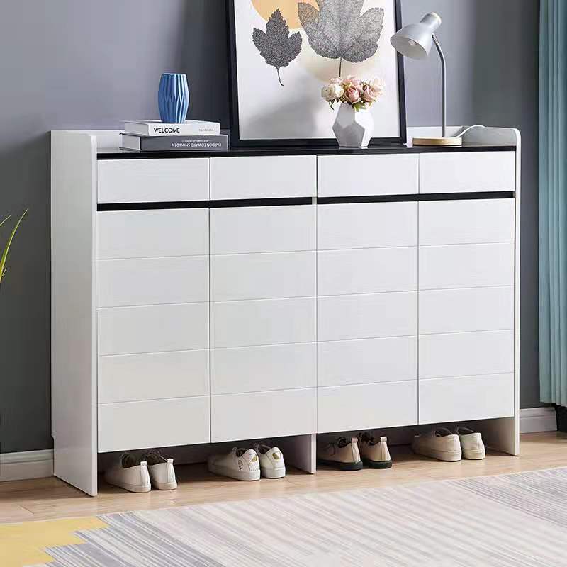 Nordic simple entry door economical shoe cabinet home placed at the door of the home large-capacity smart porch storage hanger