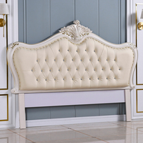 New headboard soft bag European-style double bed headrest backplane Simple modern paint princess French leather headboard