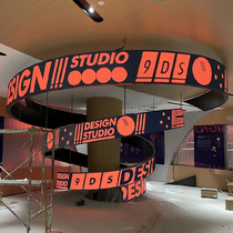 Full colour LED display flexible profiled electronic advertising Circle flexible screen Indoor outdoor display card Scroll led