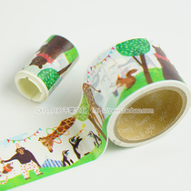 Japan Aimez le style washi tape 38mm*7m Animal Circus A-5090