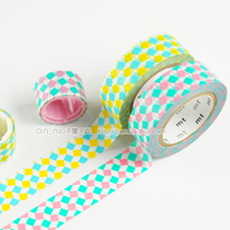 Japanese MT and paper tape deco series basic specifications 15mmx10m kaleidoscope squares 2