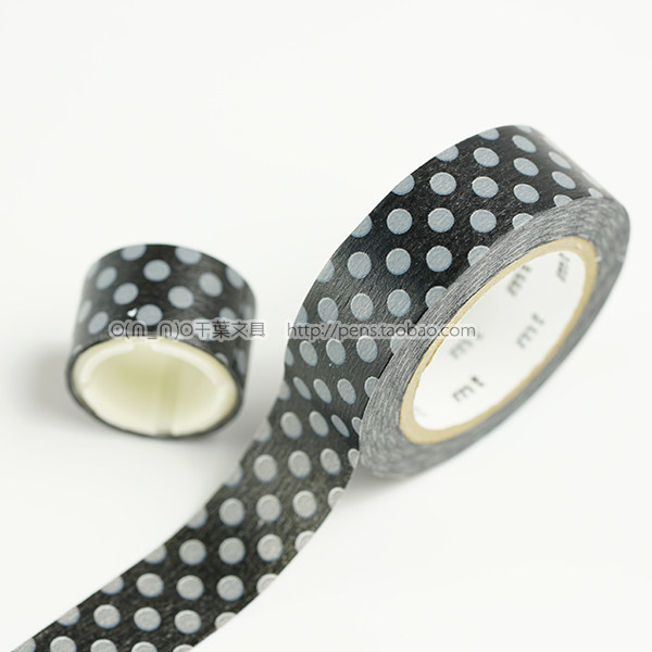 Japan Imports mt and Paper Tape New Wave Point Black X Grey MT01D313 15mm * 10 in Spring 2016
