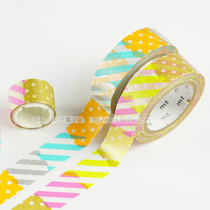 Japan MT and paper tape deco series basic specifications 15mm * 10m twill wave dot collage 2