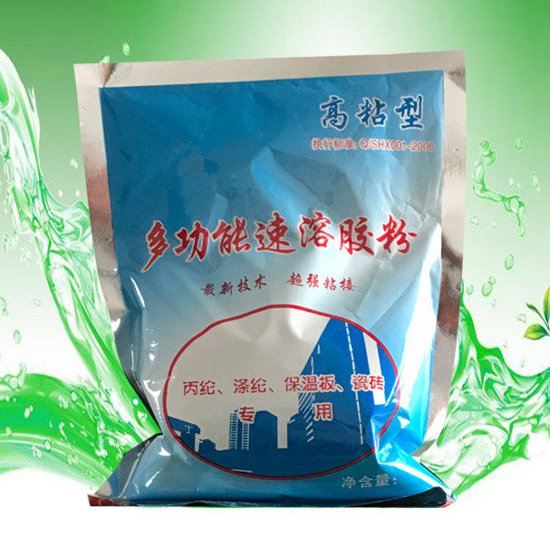 Multifunctional building instant glue powder waterproof membrane polypropylene polyester 801 cooked glue powder high viscosity bond cement glue