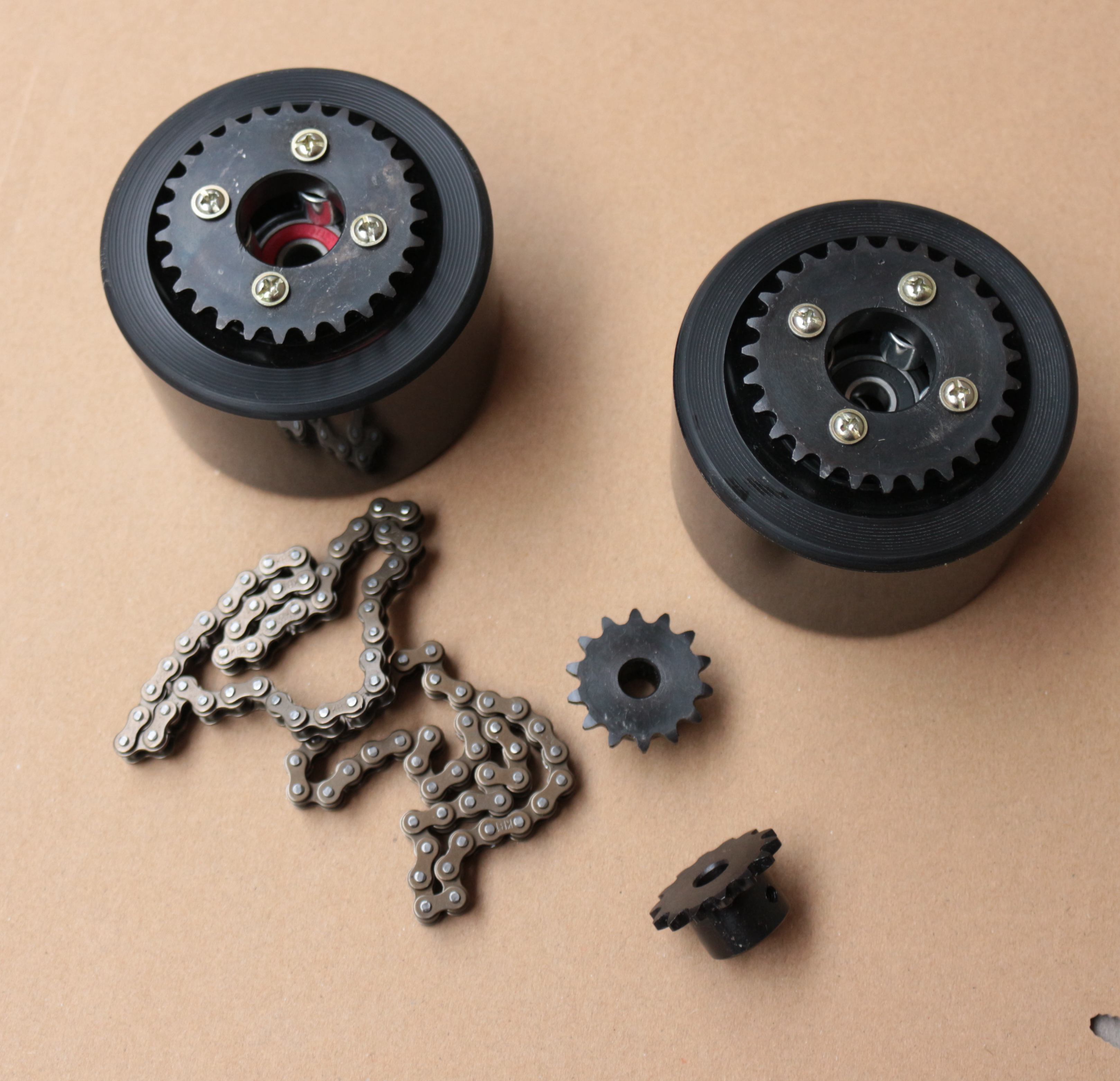 Four-wheel electric skateboard retrofitted transmission parts electric skateboard sprockets transmission