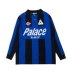 PALACE LIFE Nhật Bản INS retro nam và nữ Inter Milan Juventus tay dài áo len dệt kim POLO áo polo nam hàng hiệu Polo