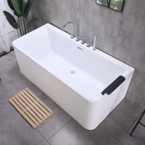 Freestanding removable integrated seamless deepening small apartment acrylic hotel homestay commercial insulated bathtub