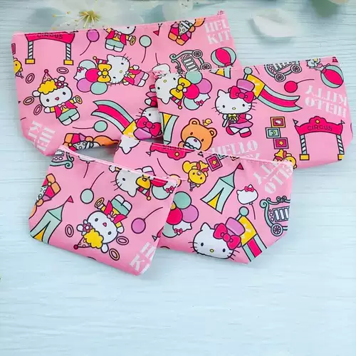 Мультяшная сумка для хранения, портативный универсальный комплект для путешествий, сумка-органайзер, маленькая сумка клатч, кошелек