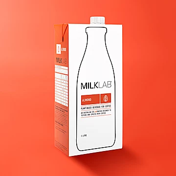 【拍2件】咖岚Milklab扁桃仁奶1L咖啡大师