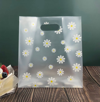 Cake bakery bag transparent dim sum dessert bakery portable plastic bag packaging custom printed logo