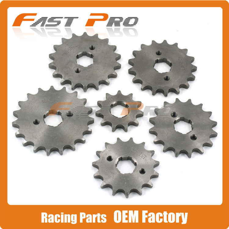 Locomotive modified small chain wheel 150 - 250 gear 428 chain inner diameter 20mm large hole 17mm small tooth