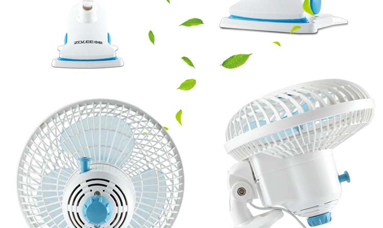 điều hòa hơi nước Zhonglian lắc đầu máy tính để bàn clip sinh viên ký túc xá giường điện quạt văn phòng nhà khoe im lặng nhỏ quạt tường - Quạt điện quạt boss s106