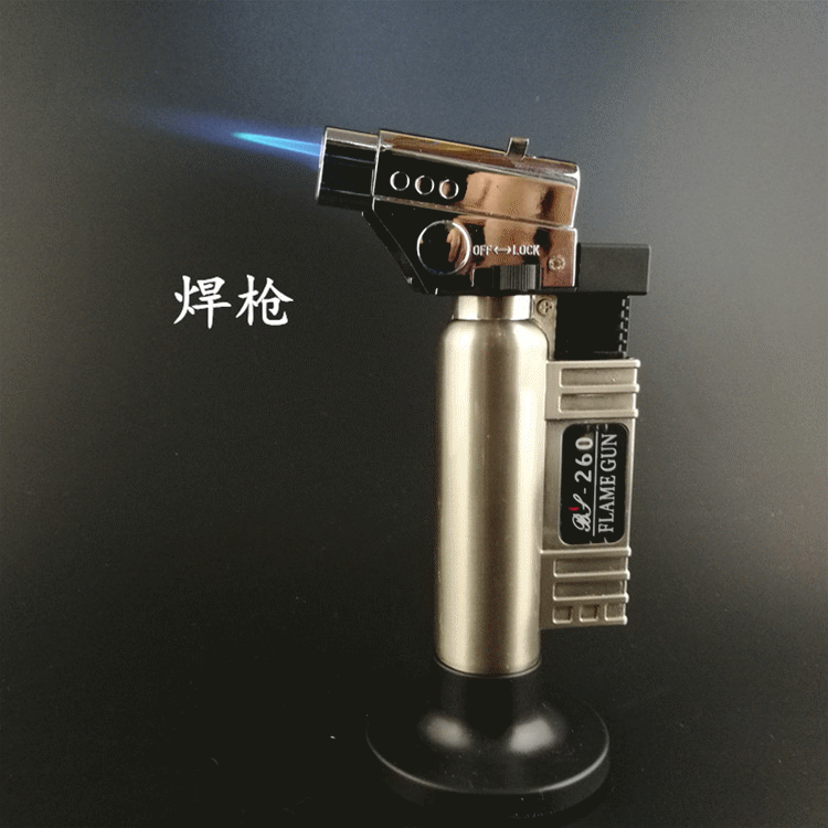 Súng phun nhiệt độ cao điểm vàng ngọn đuốc moxib phỏng thẳng vào lò nướng nhẹ hơn nghệ thuật phun kim loại sushi bật lửa điện tử