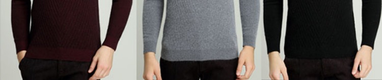 Mùa đông mới trung niên nửa cao cổ áo len cashmere nam dày áo len nam áo len dây kéo nhung áo bố áo lót nam