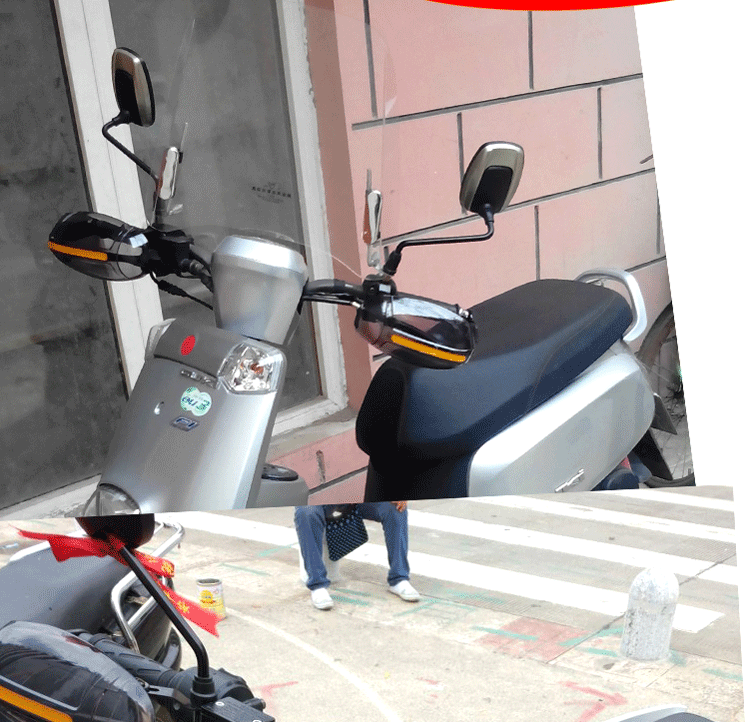 Bàn đạp cong chùm xe che tay xe điện - Kính chắn gió trước xe gắn máy kính chắn gió xe máy wave rsx