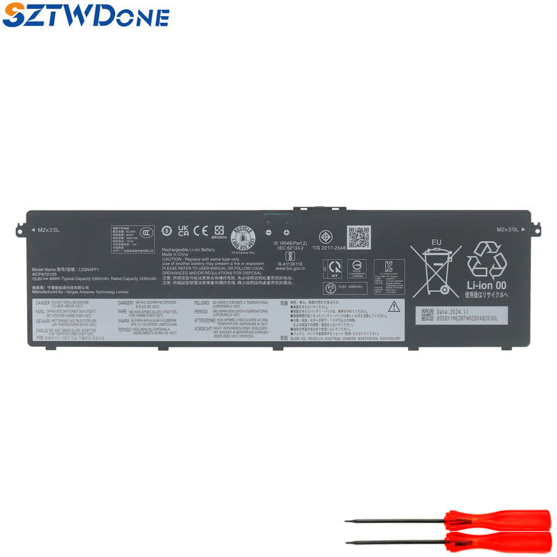 L23N4Pf1 Is Suitable for Lenovo Laptop Battery Xiaoxin Pro14 Imh9 Ahp9 Gt L23X4Pf1