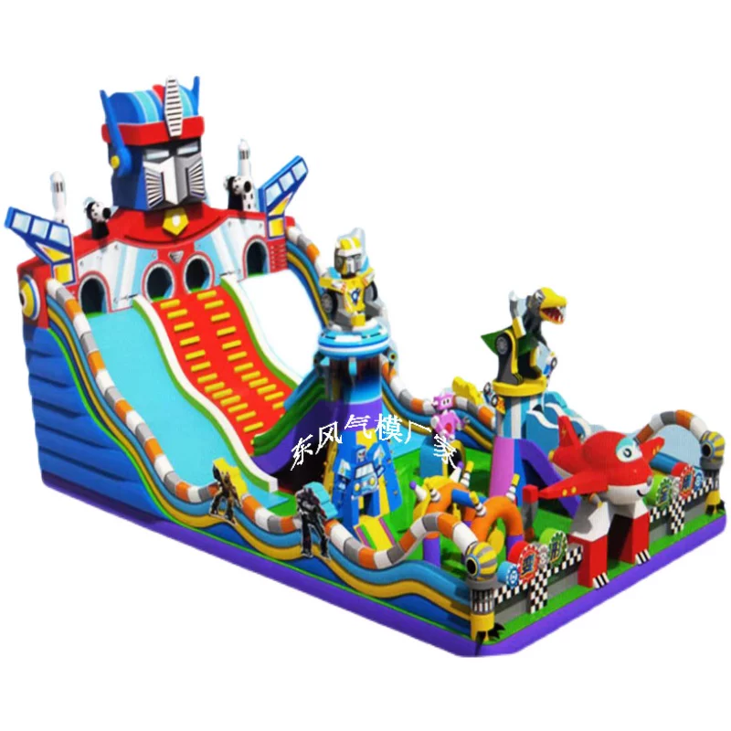 Уличный надувной замок, батут, горка для amusement парков, игрушка