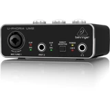Behringer/Belling UM2 UMC22 Два -дюйма USB -внешняя звуковая записи звукозаписи Dubbing Broadcast Live