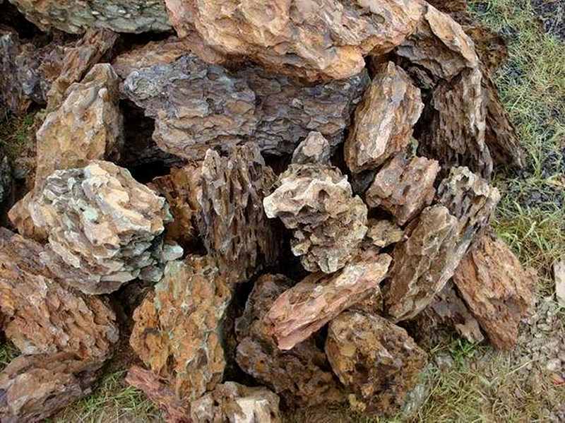 大量批发鱼缸造景松皮石又叫虎皮石多孔美观木化石青龙石-阿里巴巴