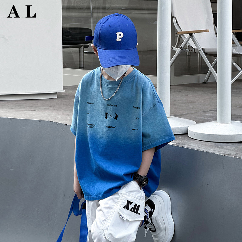 Korean Al Boys' Summer Outfit 2026 New Style for Older Children, Short-Sleeved Cargo Pants Summer Outfit, Cool Boy Two-Piece Set Korean Al Boys' Summer Outfit 2026 New Style for Older Children, Short-Sleeved Cargo Pants Summer Outfit, Cool Boy Two-Piece Set