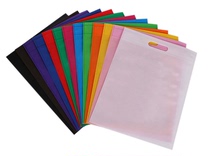 Spot flat mouth portable non-woven bag supermarket store clothing shopping stereo bag custom logo Ultrasonic