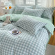 ins Style Plaid Pure Cotton Duvet Cover Single Piece 150X200X230 Bed Sheet Double Dormitory Quilt Cover 180X220