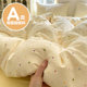 Category A double-layer gauze bed four-piece set of sheets, fitted sheet, quilt cover bedding, student single and double dormitory three-piece set 4