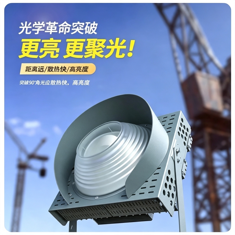 Lanxi Ultra-Bright Industrial Led Explosion-Proof Warm Light High-Brightness Tower Crane Tunnel Marine Light Architectural Star Searchlight Stage Light