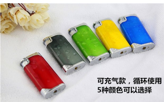 Sáng tạo mới lạ vui nhộn Ngày cá tháng tư toàn người gọn gàng đồ chơi đồ chơi nhẹ hơn sử dụng gió nhẹ - Bật lửa batluario