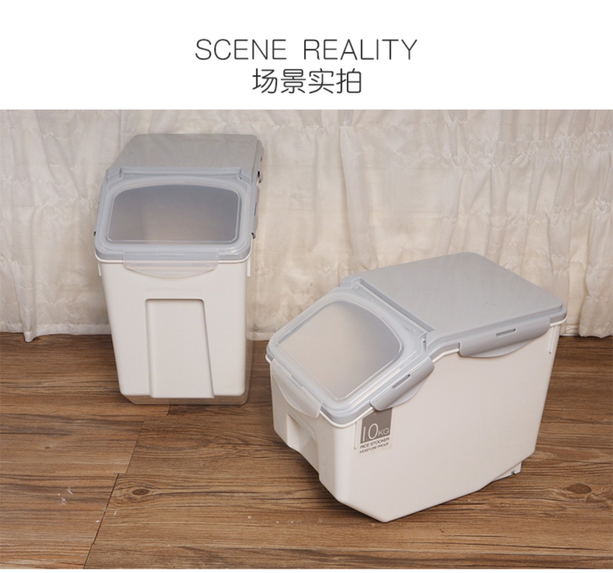 Thức ăn cho mèo thùng lưu trữ con dấu thức ăn cho chó thùng lưu trữ thức ăn cho mèo - Cat / Dog hàng ngày Neccessities bình nước gắn chuồng