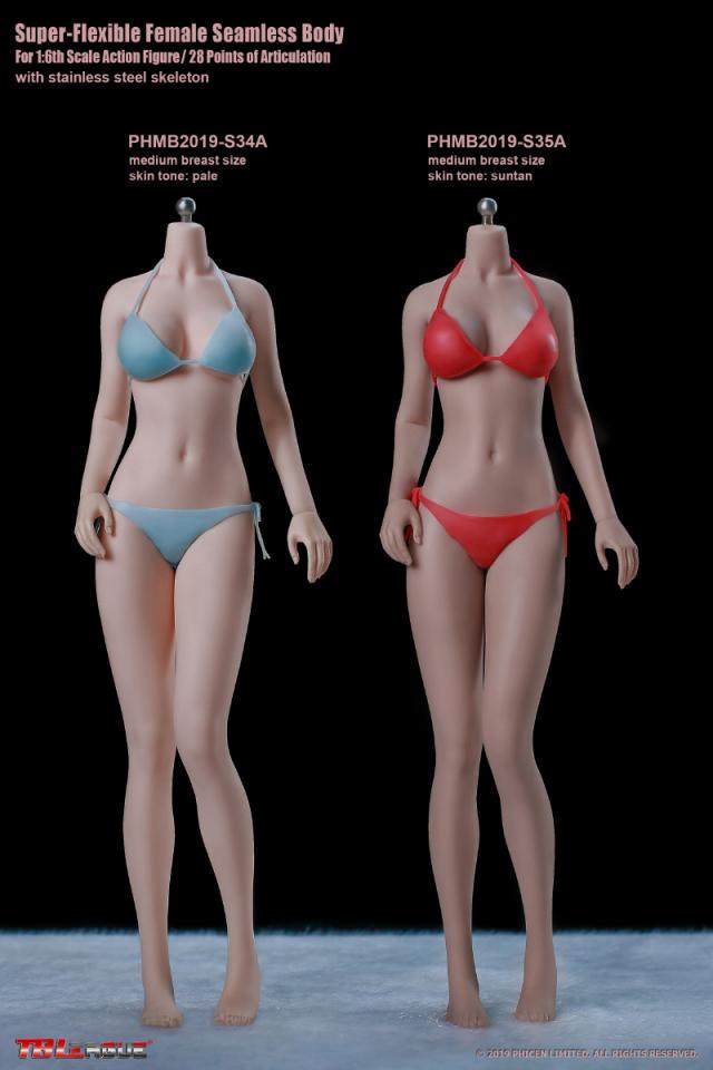 TBLeague 1/6th Female Super-Flexible Seamless Body - S34 /S35 | eBay