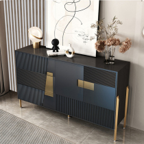 La lumière extravagante minimaliste minimaliste Style de vie Salle de vie haut de gamme Cabinet Side Cabinet Modern Solid Wood Partition Storage Decorative Cabinet Dining Side Cabinet