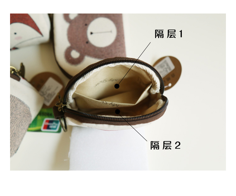 Hoạt hình sáng tạo ví đựng tiền xu cô gái đơn giản túi vải hình vỏ sò Phiên bản tiếng Hàn của chiếc túi chìa khóa nhỏ dễ thương bóp lv